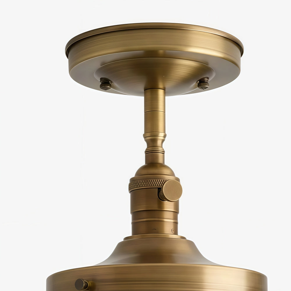 Nalaviro Modern Ceiling Light - Glass Shade for Living Room and Entryway