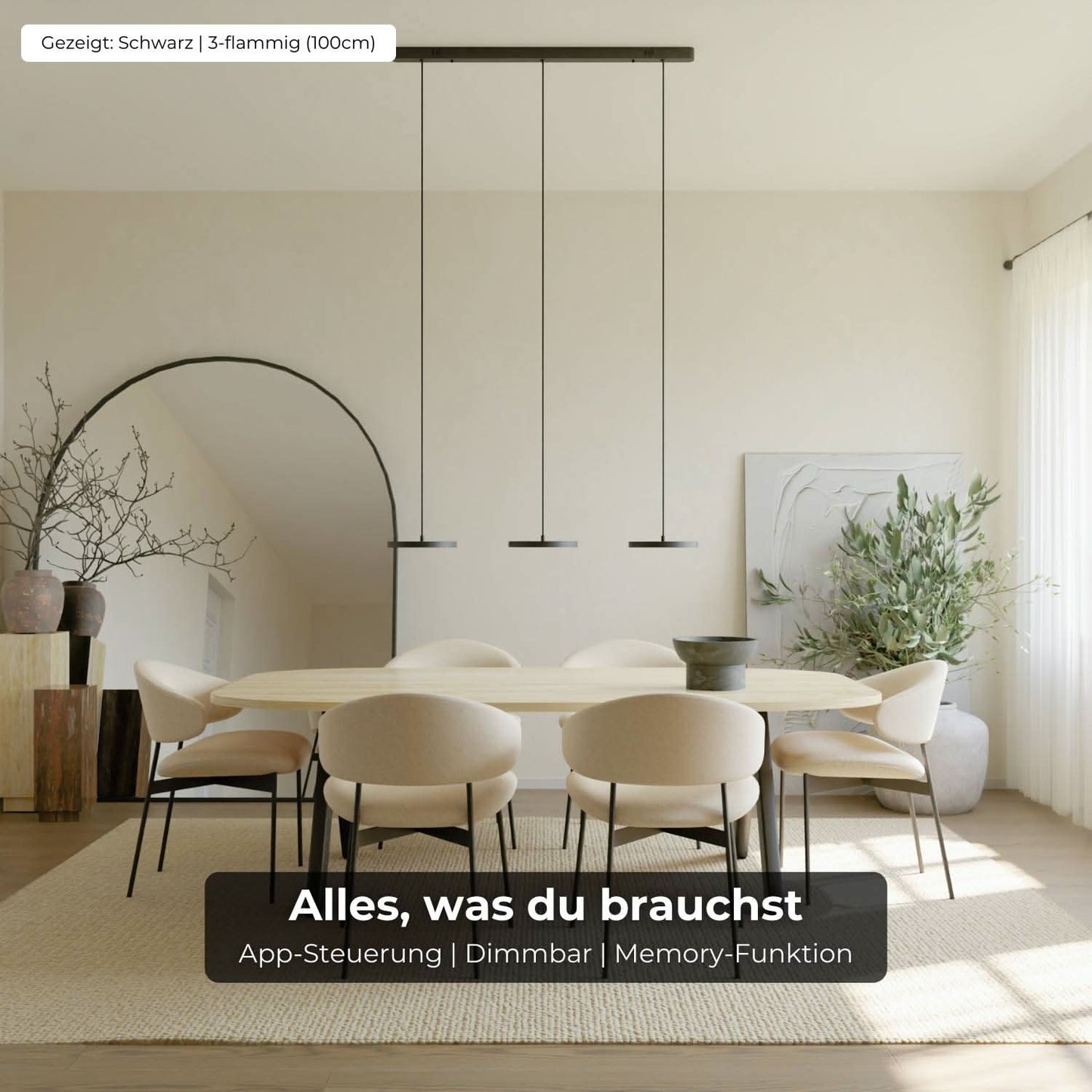 Minimalist Round Flat Evanos Pendant Light