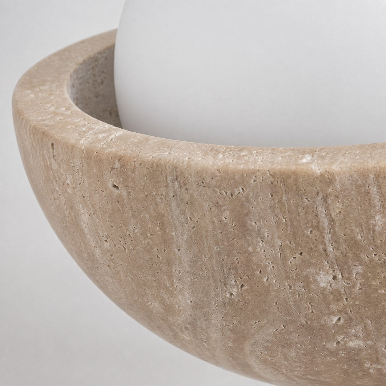 Travira Ceiling Light Textured Bowl Design Flush Mount Ceiling Lamp – Organic Style for Living Rooms