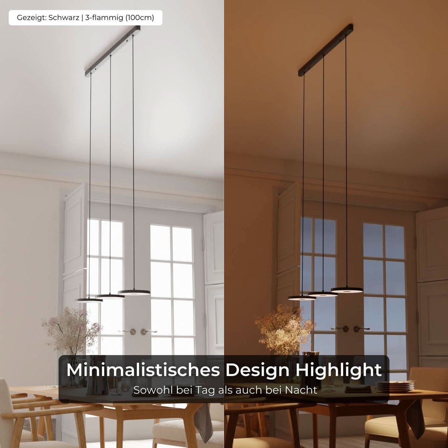 Minimalist Round Flat Evanos Pendant Light