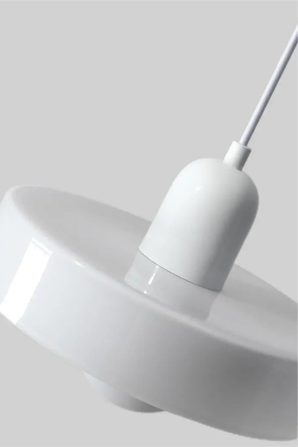 Morandi Modern Style Disc Glass Pendant Lamp