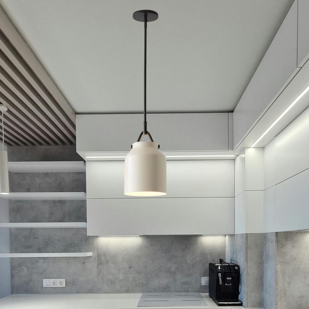 Skandinavisch Metallstange Glockenform Pendelleuchte