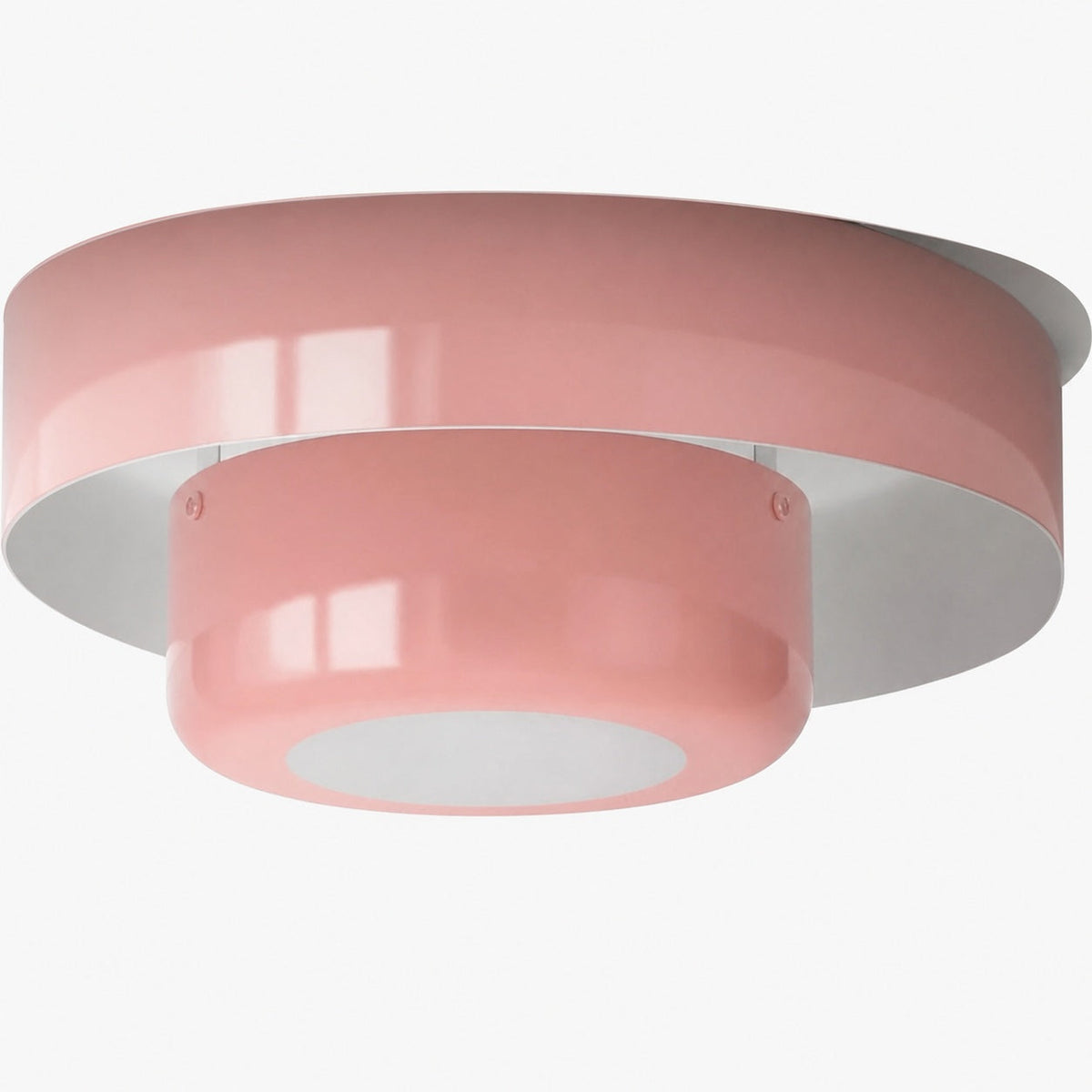 Veleora Bauhaus Three-Tier Colorful Round Macaron Ceiling Lamp - Modern Metal Design for Living Rooms