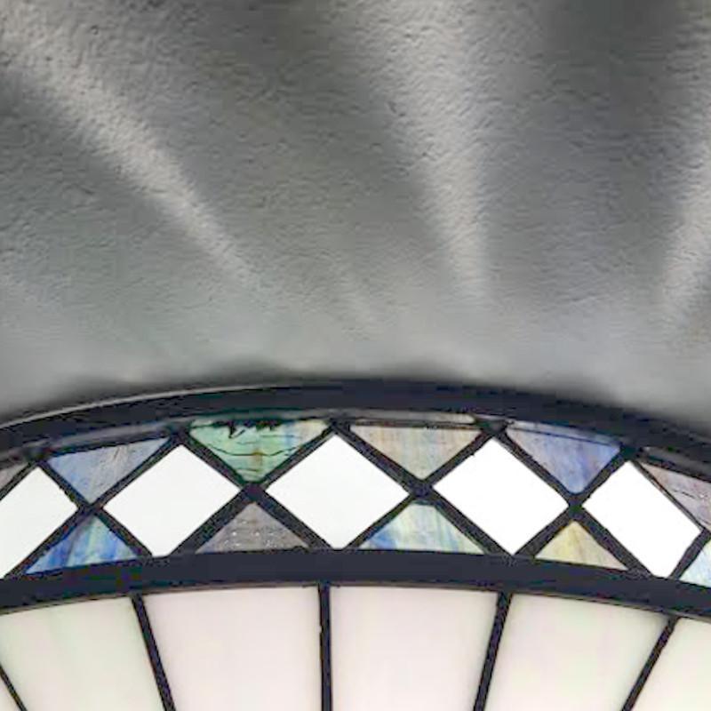 Fargo Tiffany Artistic Crystal Accents Ceiling Lamp for Living Room