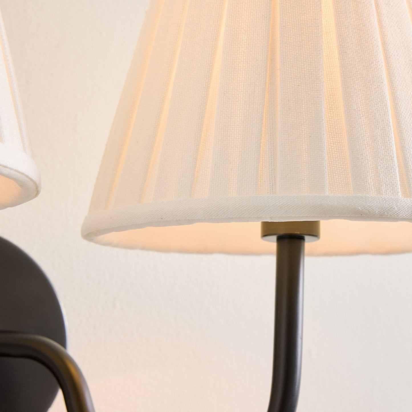 Luvora Decorative Pleated Shade Wall Lamp Vintage Modern Lighting for Corridor and Home Interiors