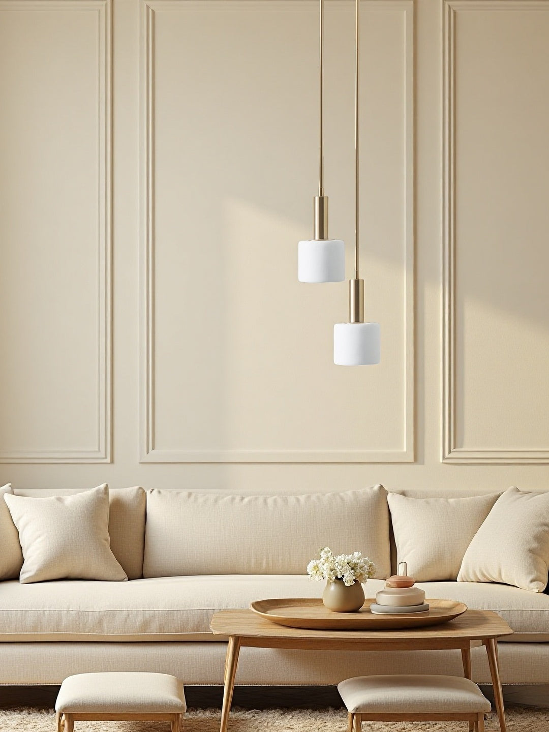 Modern Weiße Anders Porcelain Pendelleuchte