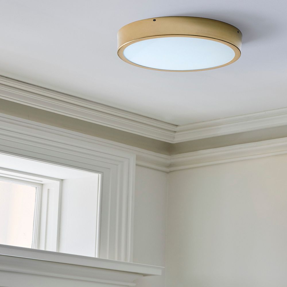 Crelina Minimalist Flush Mount Lighting for Bedrooms & Hallways
