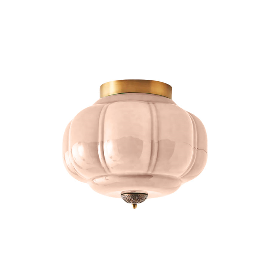 Eloise Deckenleuchte Milchglas - Unterputzmontage Deckenlampe Vintage