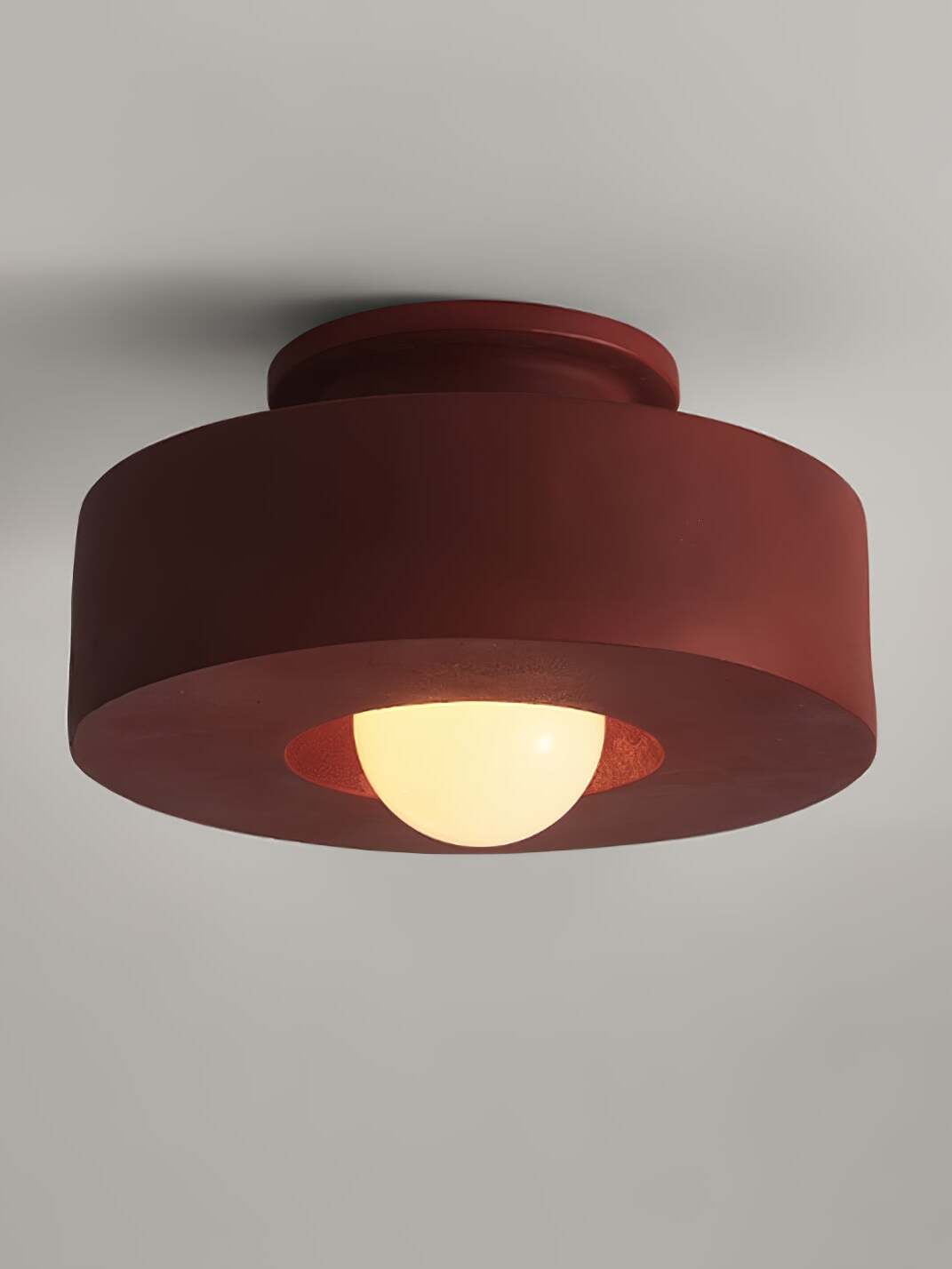 Moderne Nordische Minimalistische Rund Harz Deckenlampe