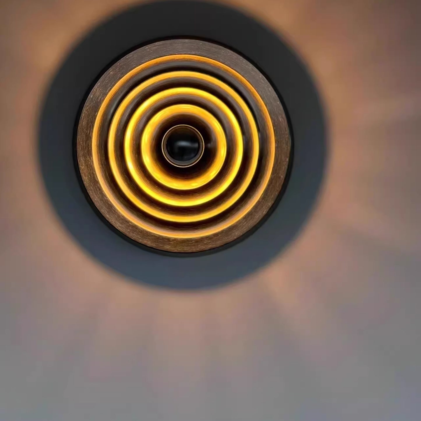 Mid Century Space Age Scheiben Wandleuchte