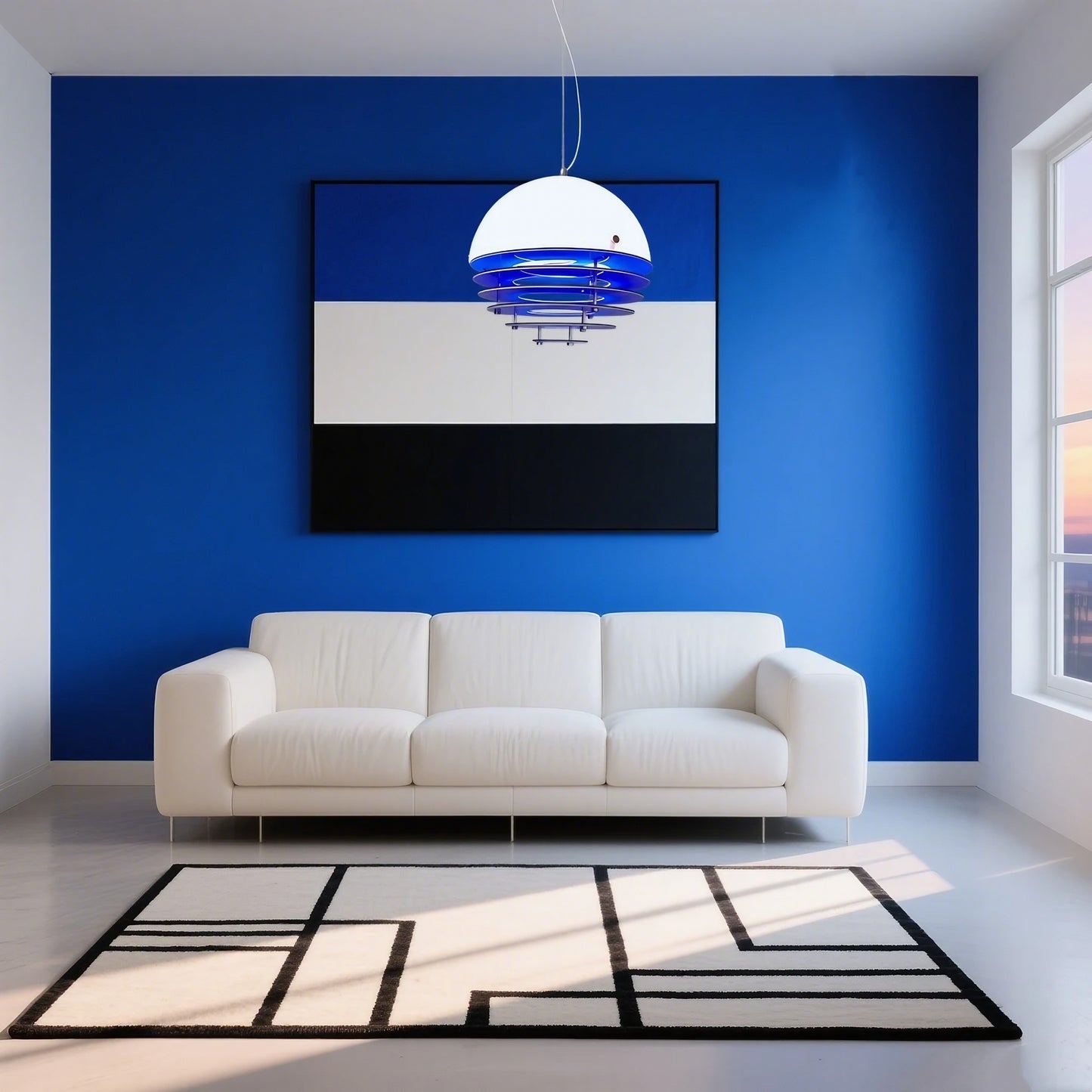 Sunset Pendant Light - Bauhaus Glass Pendant Light