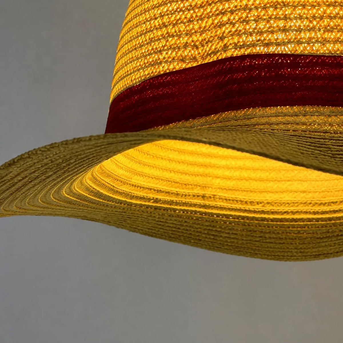 Straw hat pendant view 8