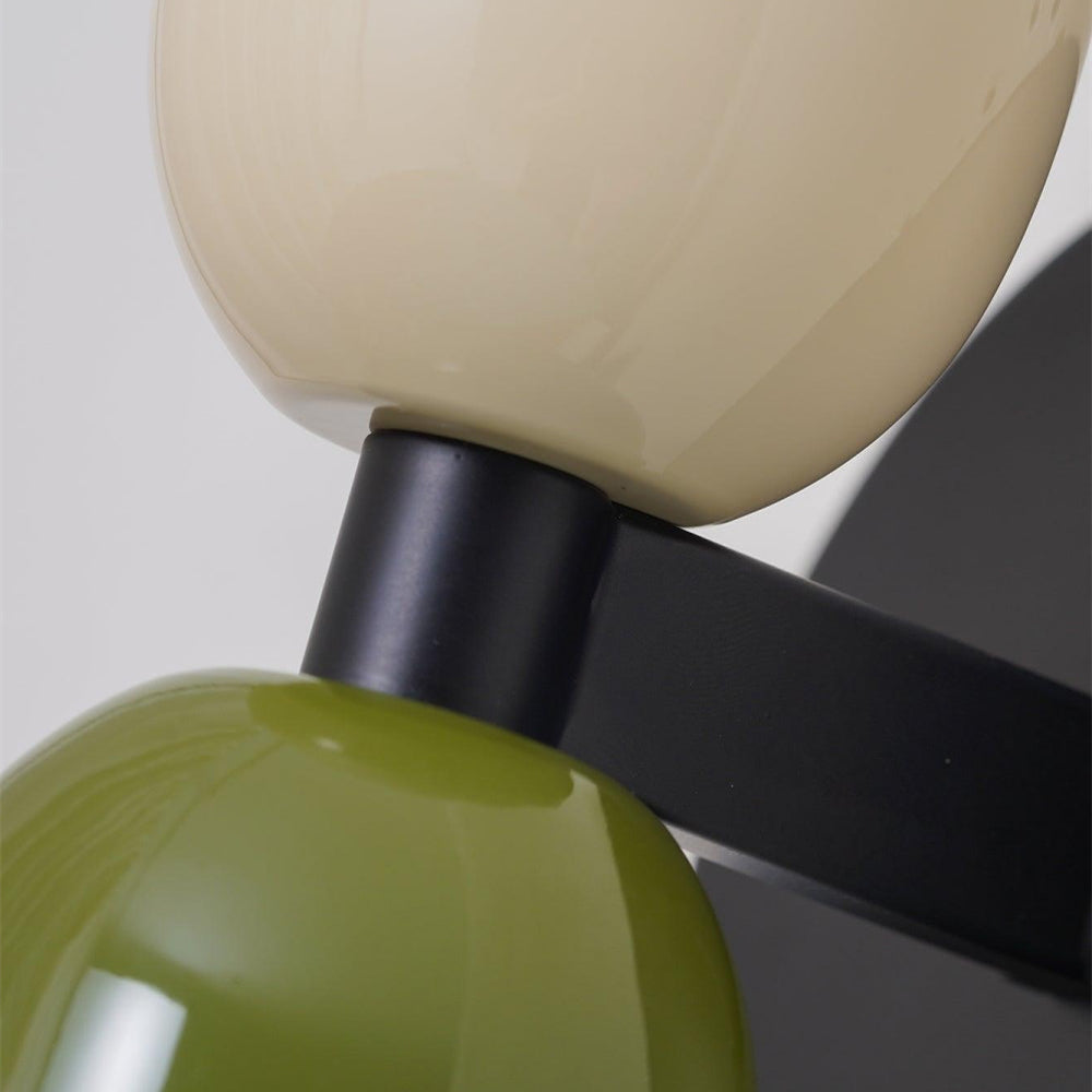 Double Head Macaroon Color Up And Down Wall Sconce