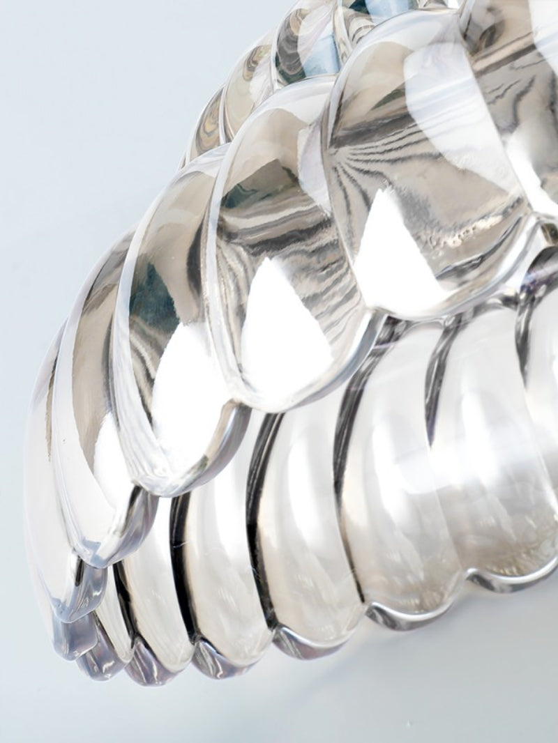 Vintage Glass Double Layer Floral Ceiling Lamp