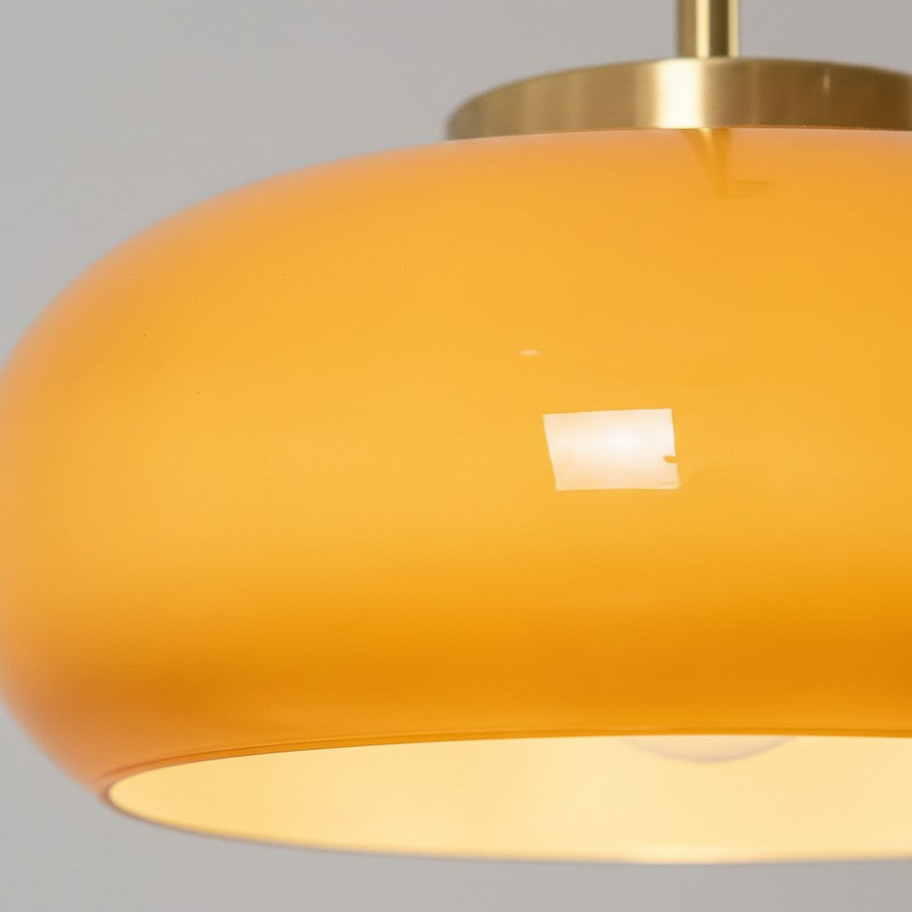 Havelo Runde Glas-Pendelleuchte – Bauhaus-Pendelleuchte für Zuhause N51