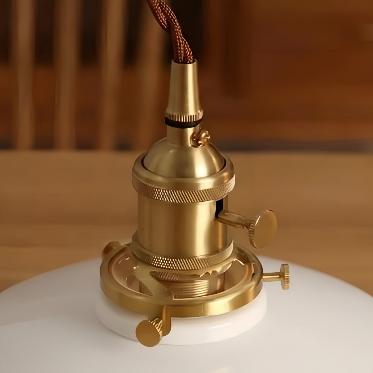 Aluneroa Vintage Inspired Flower Pendant Lamp Soft Curved Silhouette for Interior Lighting