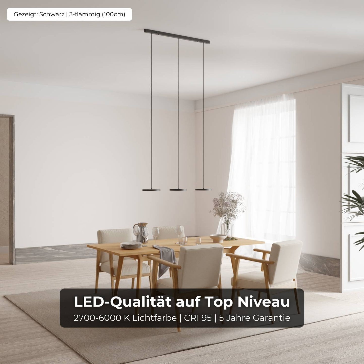 Minimalist Round Flat Evanos Pendant Light