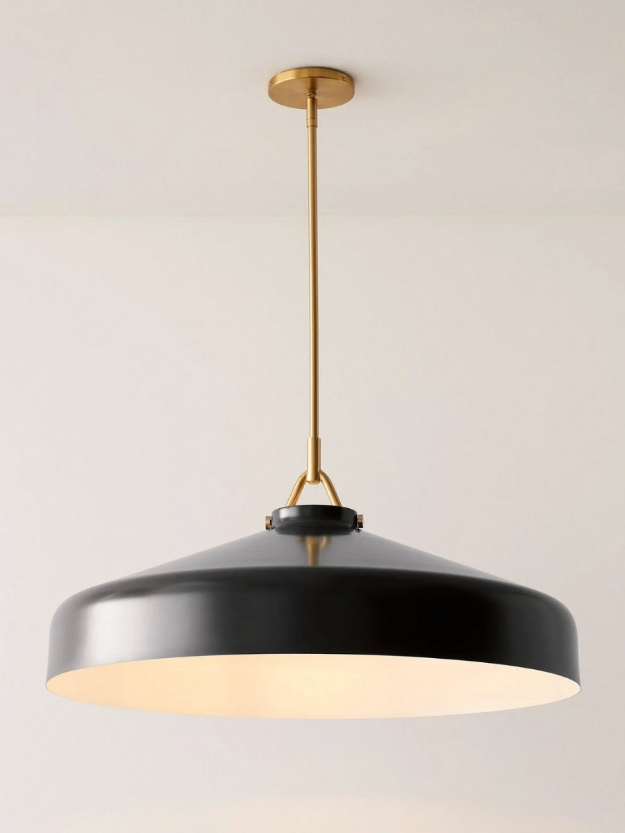 Skandinavisch Metallstange Glockenform Pendelleuchte