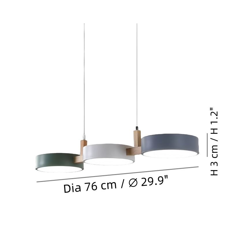 Minimalist Nordic Pendant Lamp in Macaron Colors