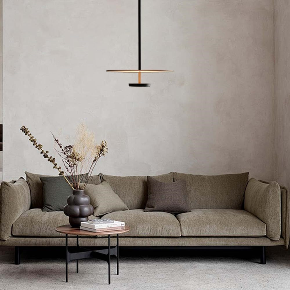 Mid Century Modern Flat Disc LED Pendelleuchte für Küche