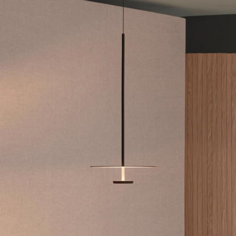Mid Century Modern Flat Disc LED Pendelleuchte für Küche