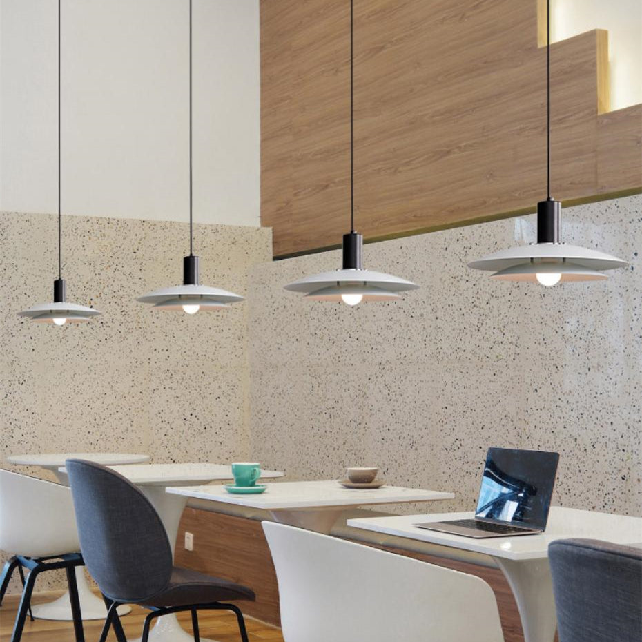 Nordic Flying Saucer Metal Pendant Light For Kitchen Island