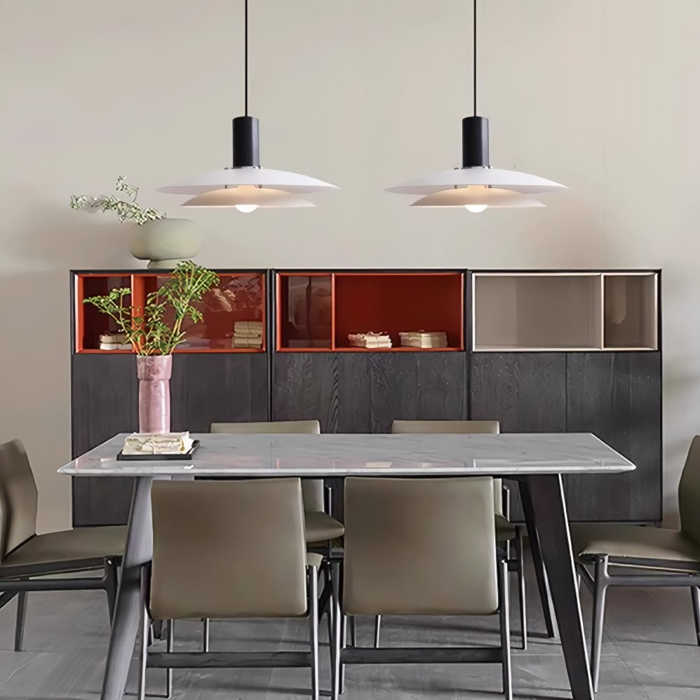 Nordic Flying Saucer Metal Pendant Light For Kitchen Island