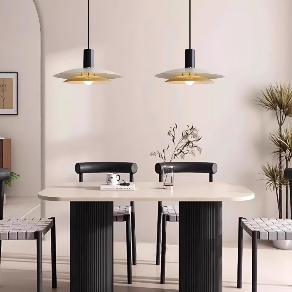 Nordic Flying Saucer Metal Pendant Light For Kitchen Island