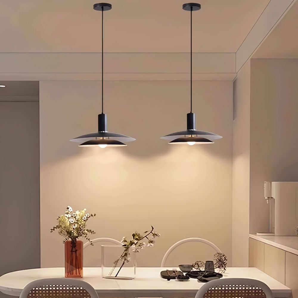 Nordic Flying Saucer Metal Pendant Light For Kitchen Island