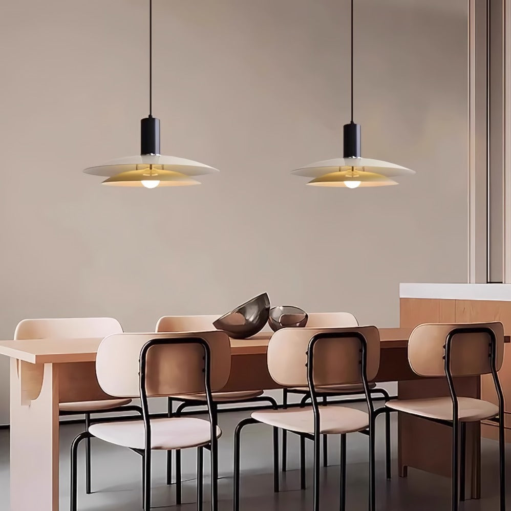 Nordic Flying Saucer Metal Pendant Light For Kitchen Island