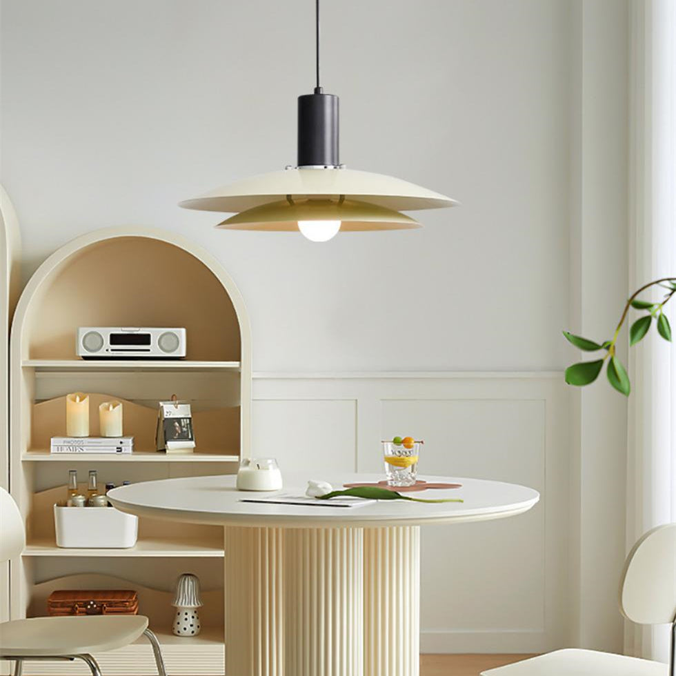 Nordic Flying Saucer Metal Pendant Light For Kitchen Island