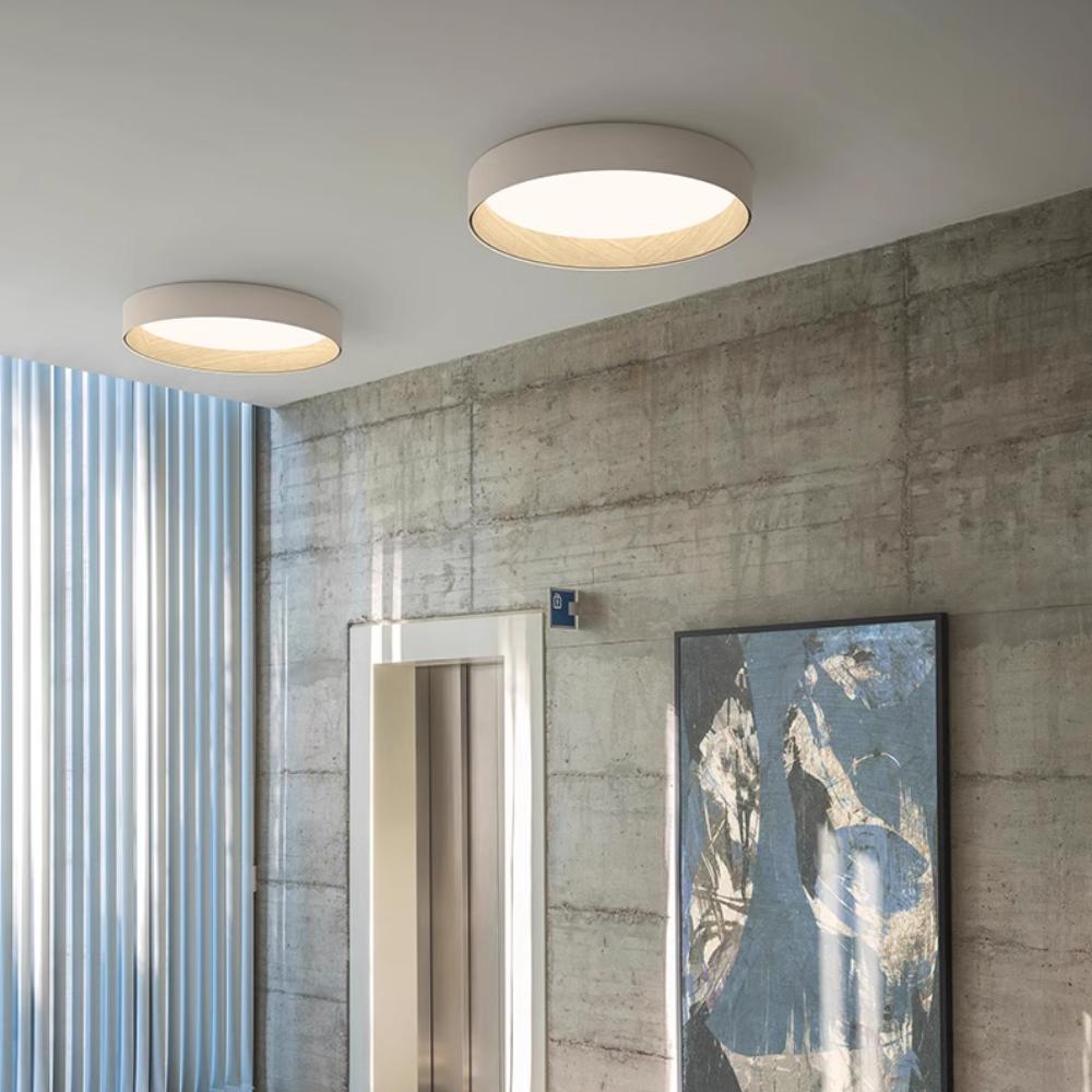 Nordic Style Metal Round Led Ceiling Light For Bedroom