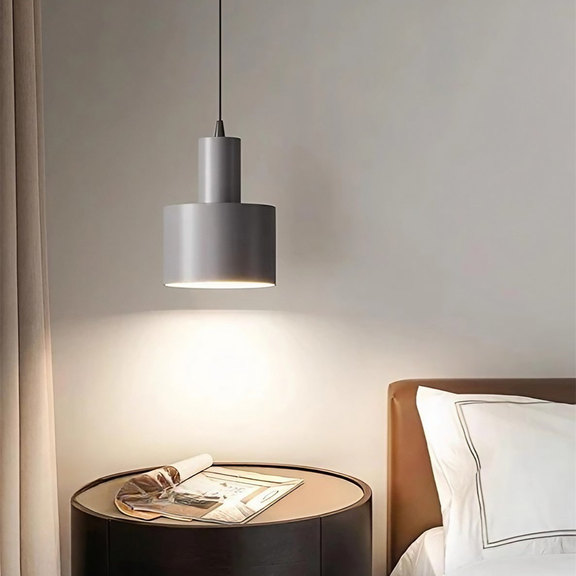 Scandinavia Decor Metal Pendant Light Over Island