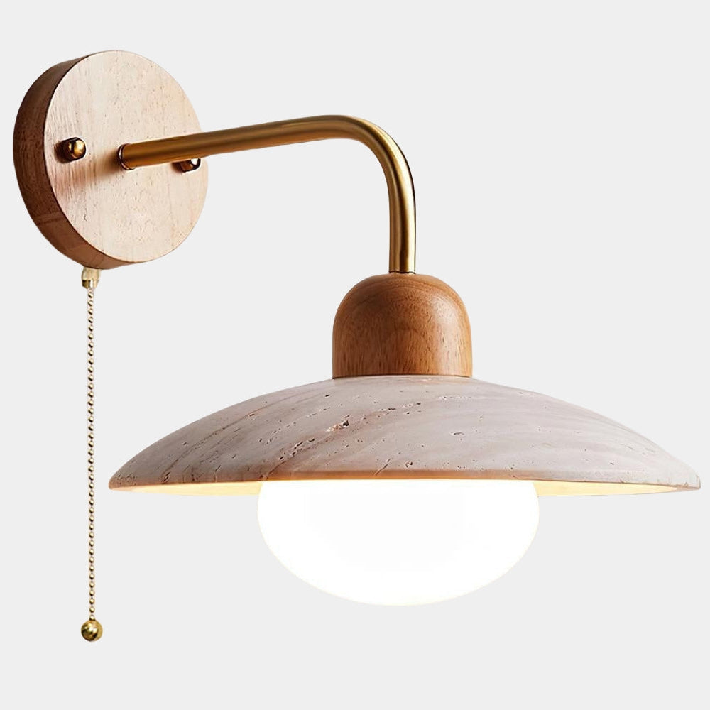 Modernes Design Disc Travertin Wandleuchte