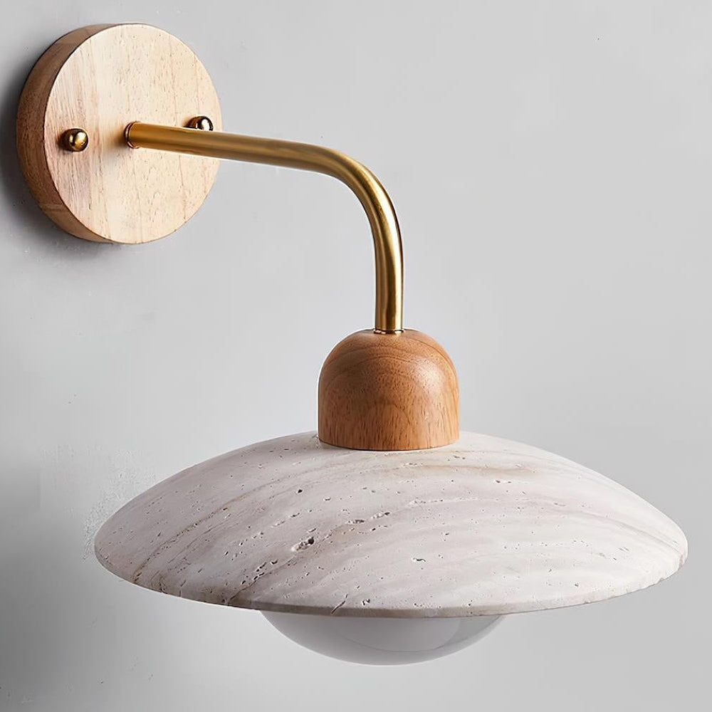 Modernes Design Disc Travertin Wandleuchte