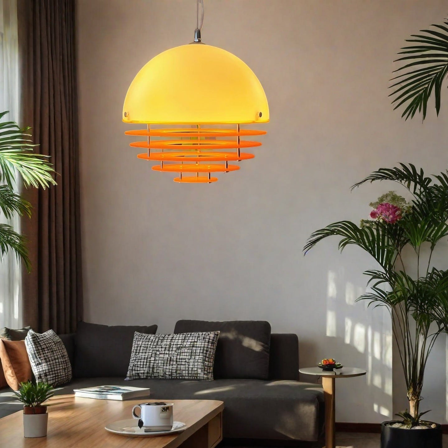 Sunset Pendant Light - Bauhaus Glass Pendant Light