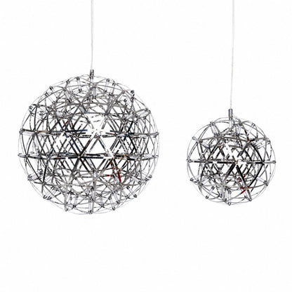 Silver Spark Ball Pendant Light