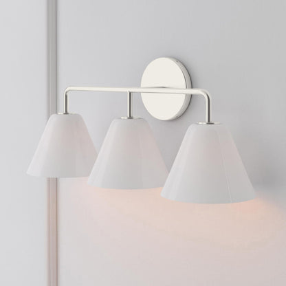 Conica Cone Wall Sconce - 1, 2, 3-Light Modern Glass Lighting