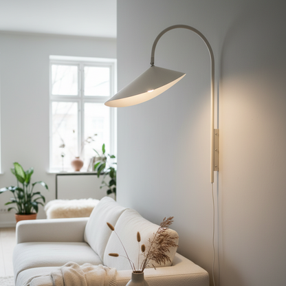 Swivora Adjustable Wall Light – Elegant Swivel Arm Contemporary Metal Lamp for Office and Kitchen N09