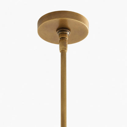 Lirra Clear Glass Industrial Pendant Light - Perfect for Kitchen Island & Dining Room