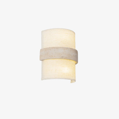 sku travertine fabric wall lamp
