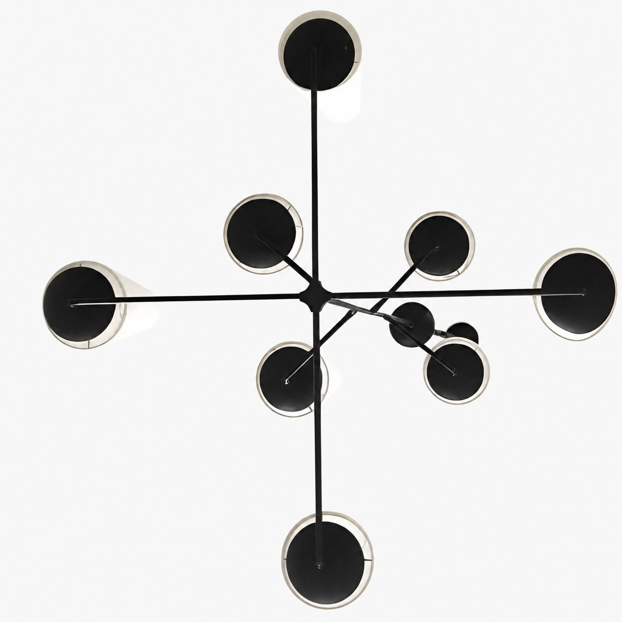 VertiFount Architectural Vertical Chandelier with Multi Light Structure for Open Interiors