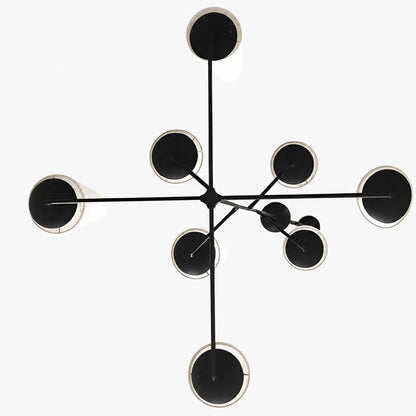 VertiFount Architectural Vertical Chandelier with Multi Light Structure for Open Interiors