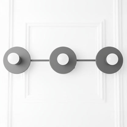 Radiro Globe Modern Spherical Glass Vanity Light – Minimalist 3-Light Fixture for Bathrooms