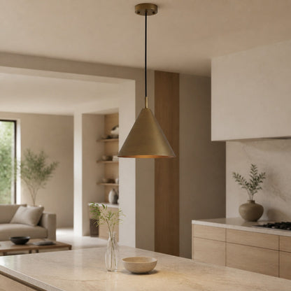 Oricone Pendant Light – Classic and Chic Design With Bronze or Brass Finish Perfect for Dining or Living Room