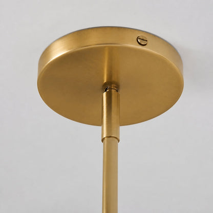 Kronleuchter aus Lutal-Bronze – Modernes Design mit monochromer Oberfläche
