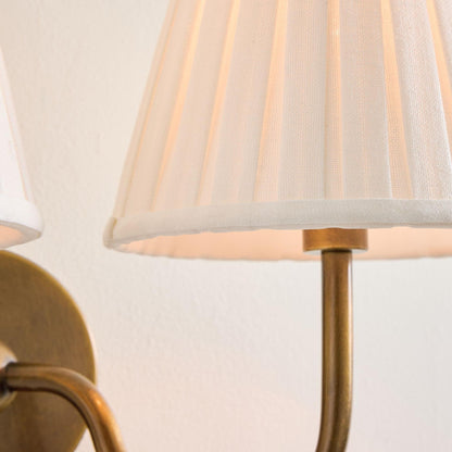 Luvora Decorative Pleated Shade Wall Lamp Vintage Modern Lighting for Corridor and Home Interiors