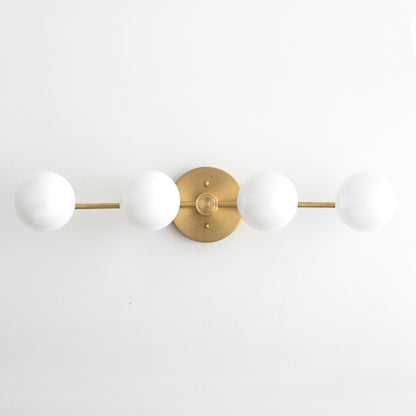 Glorica Glass Long Vanity Light - Modern Minimalist Wall Sconce Design