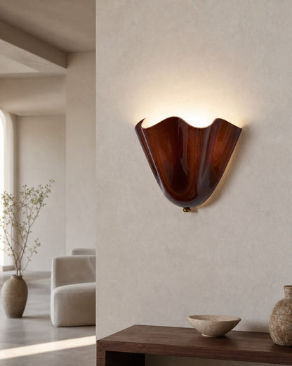 Bellina Modern Wall Light - Artisanal Glass Vera Lamp for Interior Decor