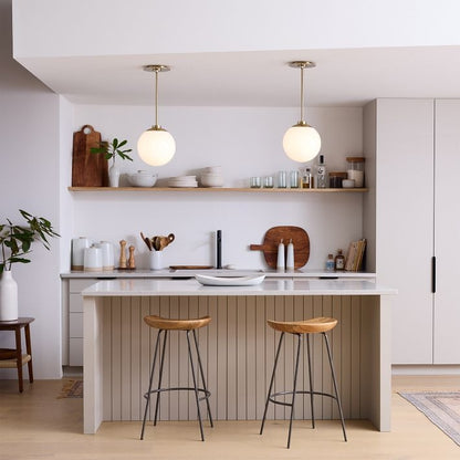 Rivolence Globe Pendant Light - Elegant Brass Lighting